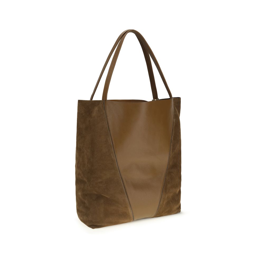 Chloé Brown Calf Leather Bos Taurus Shoulder Bag