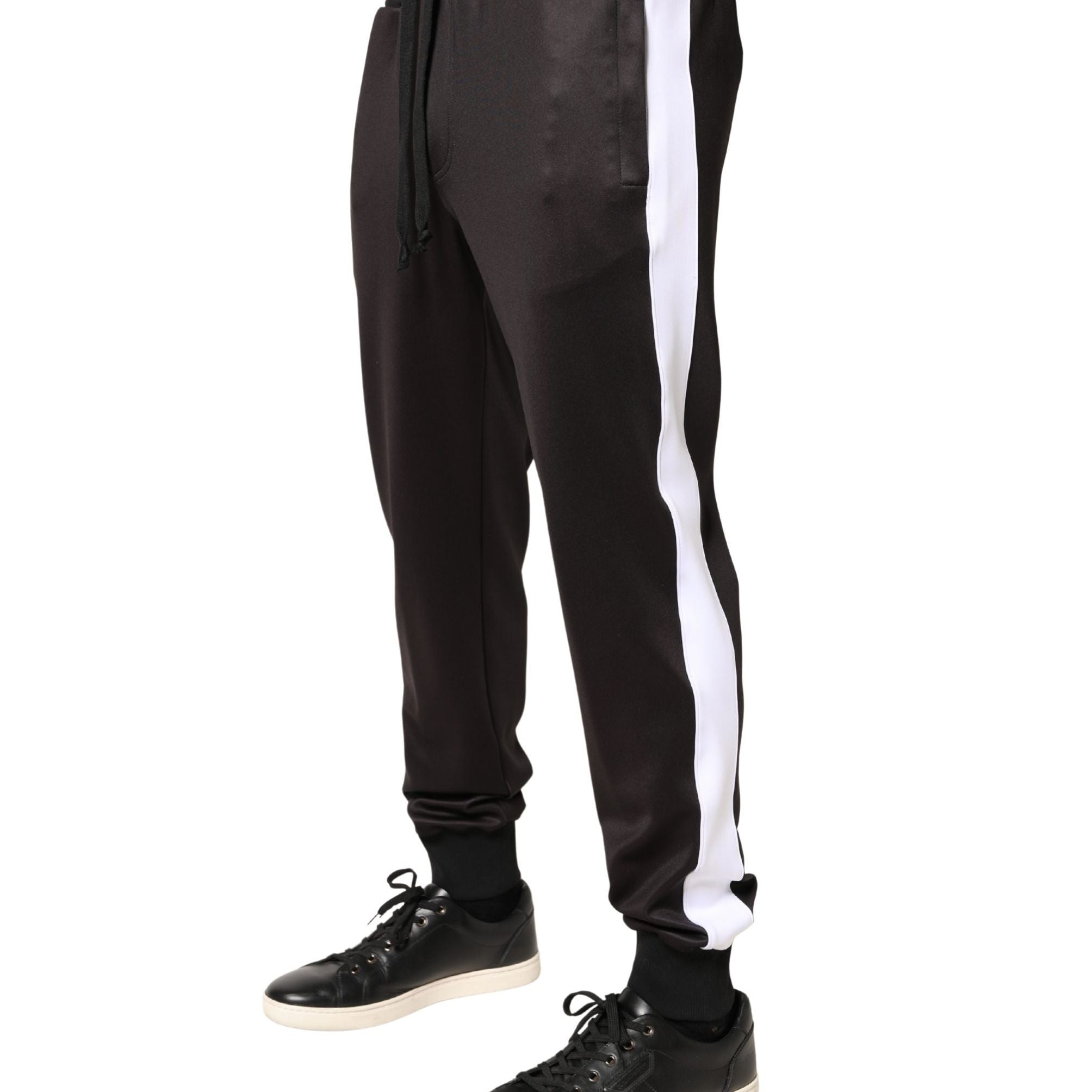 Dolce & Gabbana Brown Polyester Skinny Jogger Trouser Pants