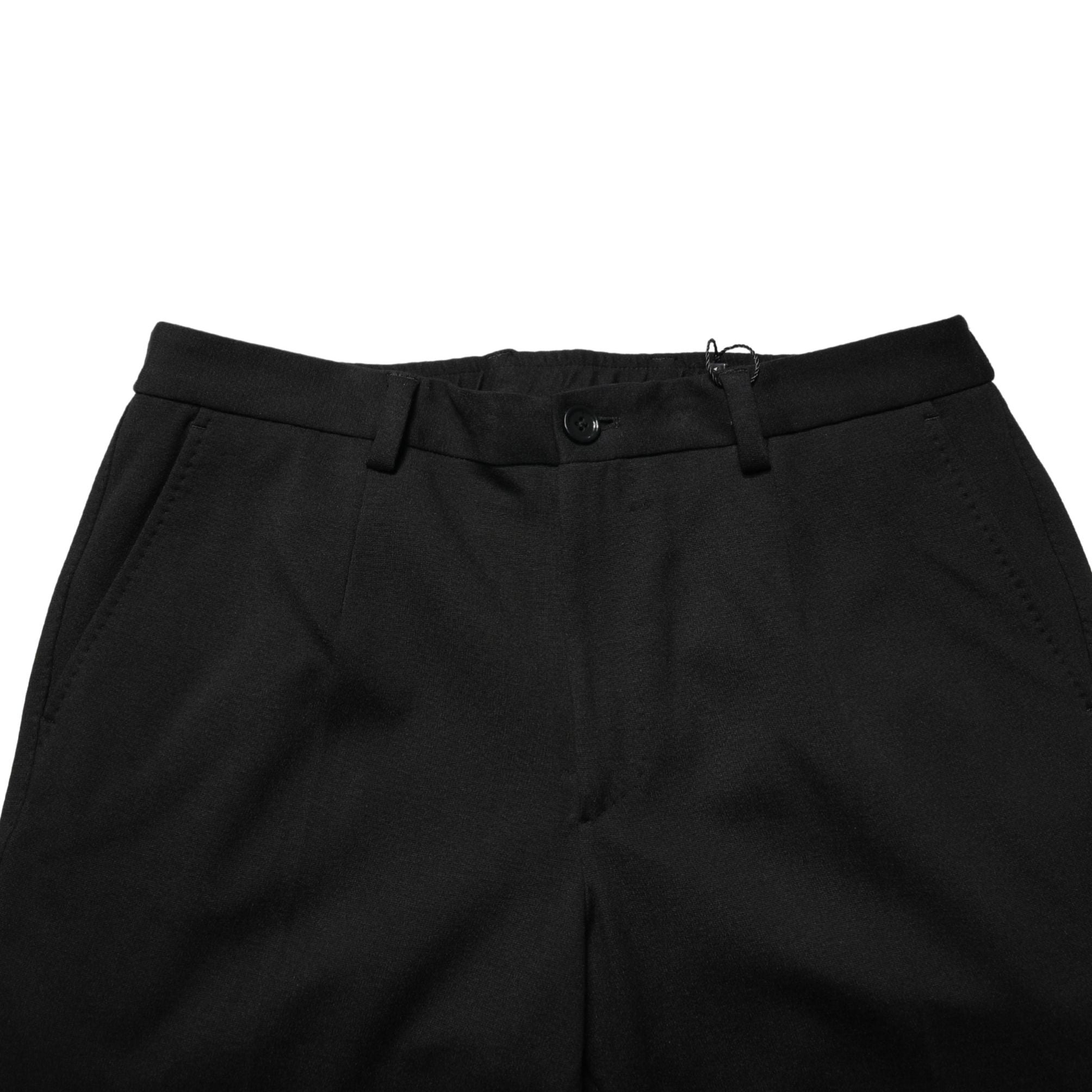 Dolce & Gabbana Black Wool Skinny Men Dress Trouser Pants