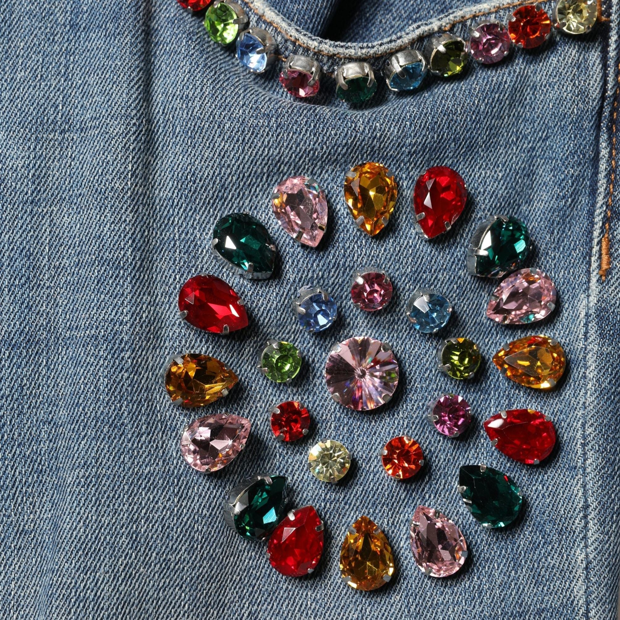 Dolce & Gabbana Blue Embellished Loose Cotton Men Denim Jeans