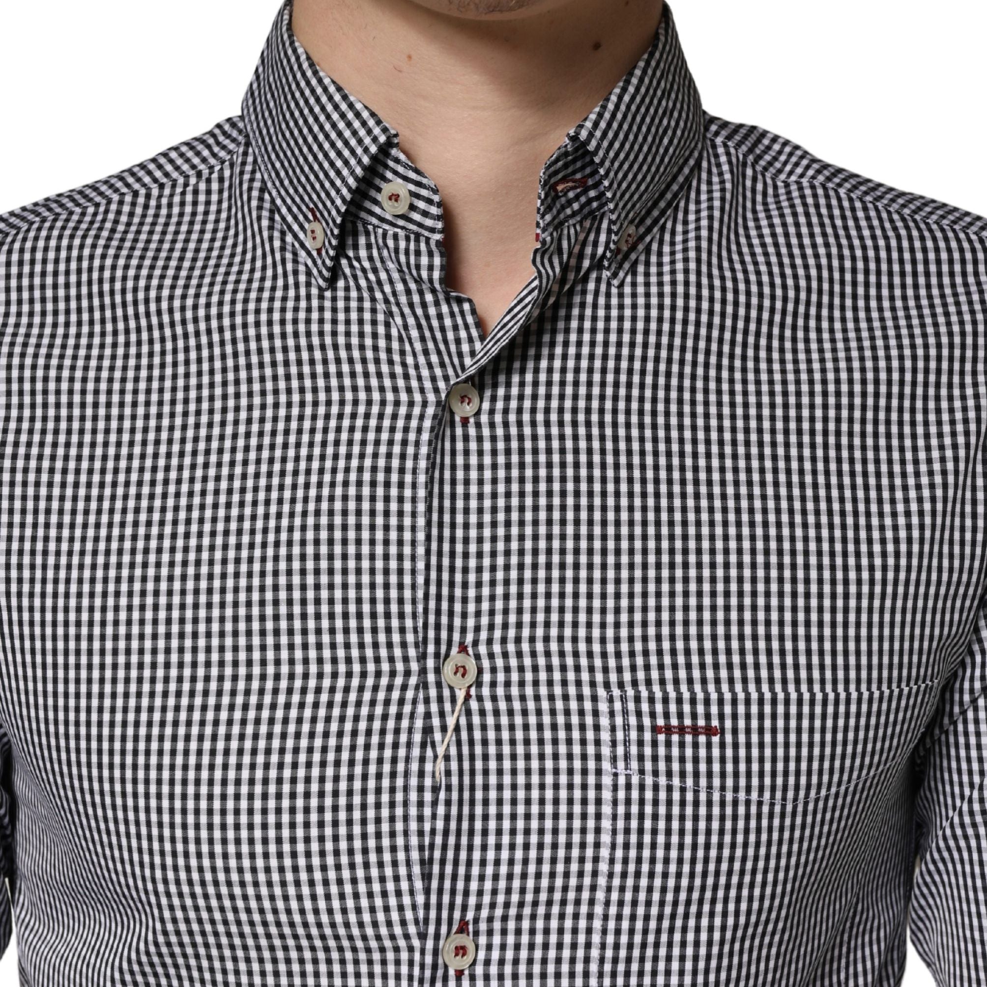 Paul & Shark Gray Cotton Long Sleeves Button Down Dress Shirt