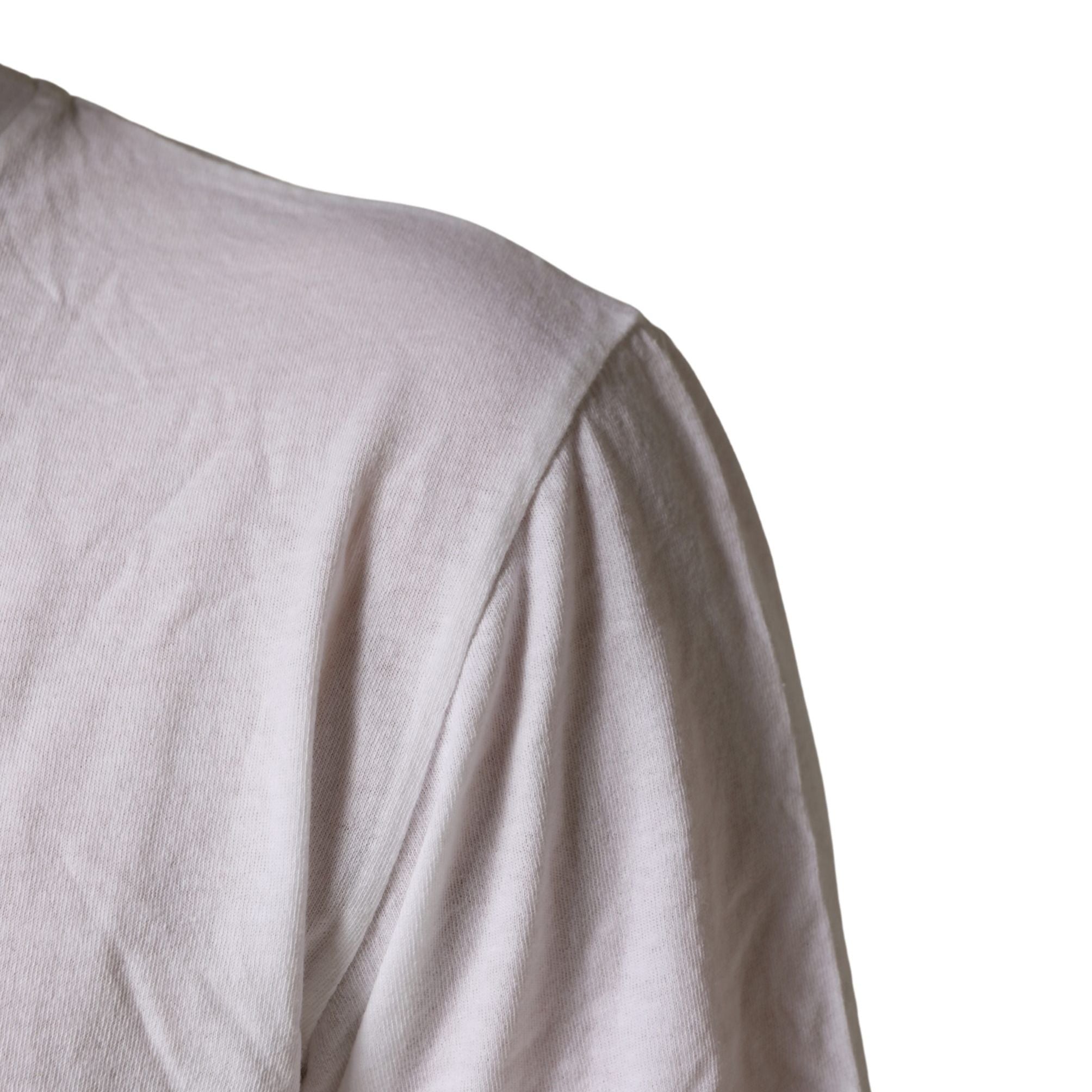 Bottega Veneta White 100% Cotton Plain Round Neck Men Shirt T-shirt