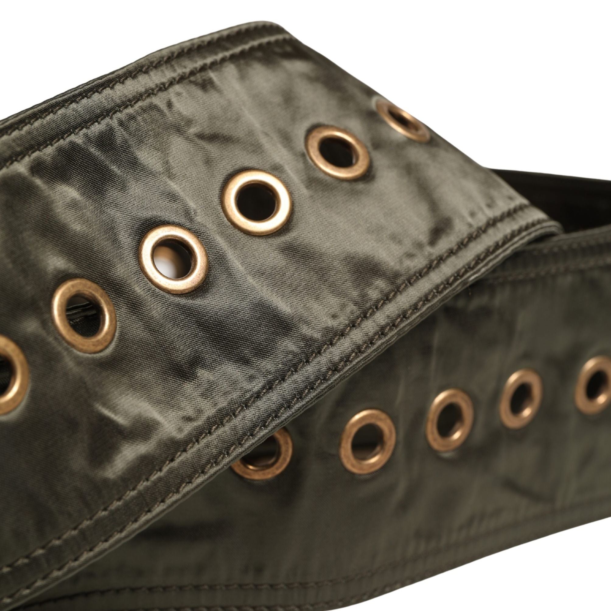 Dolce & Gabbana Men Black Wide Leather DG Metal Buckle Belt