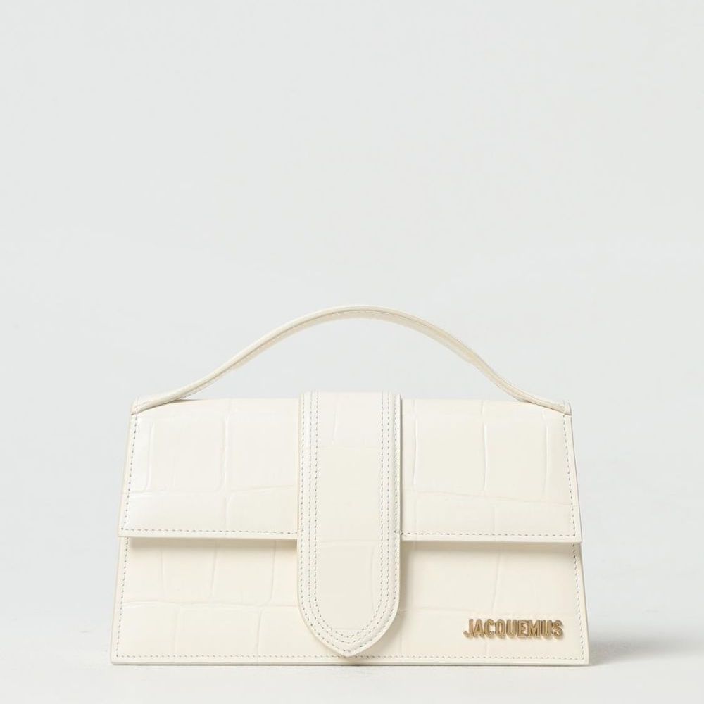 Jacquemus Ivory Cocco Le Grand Bambino Handbag