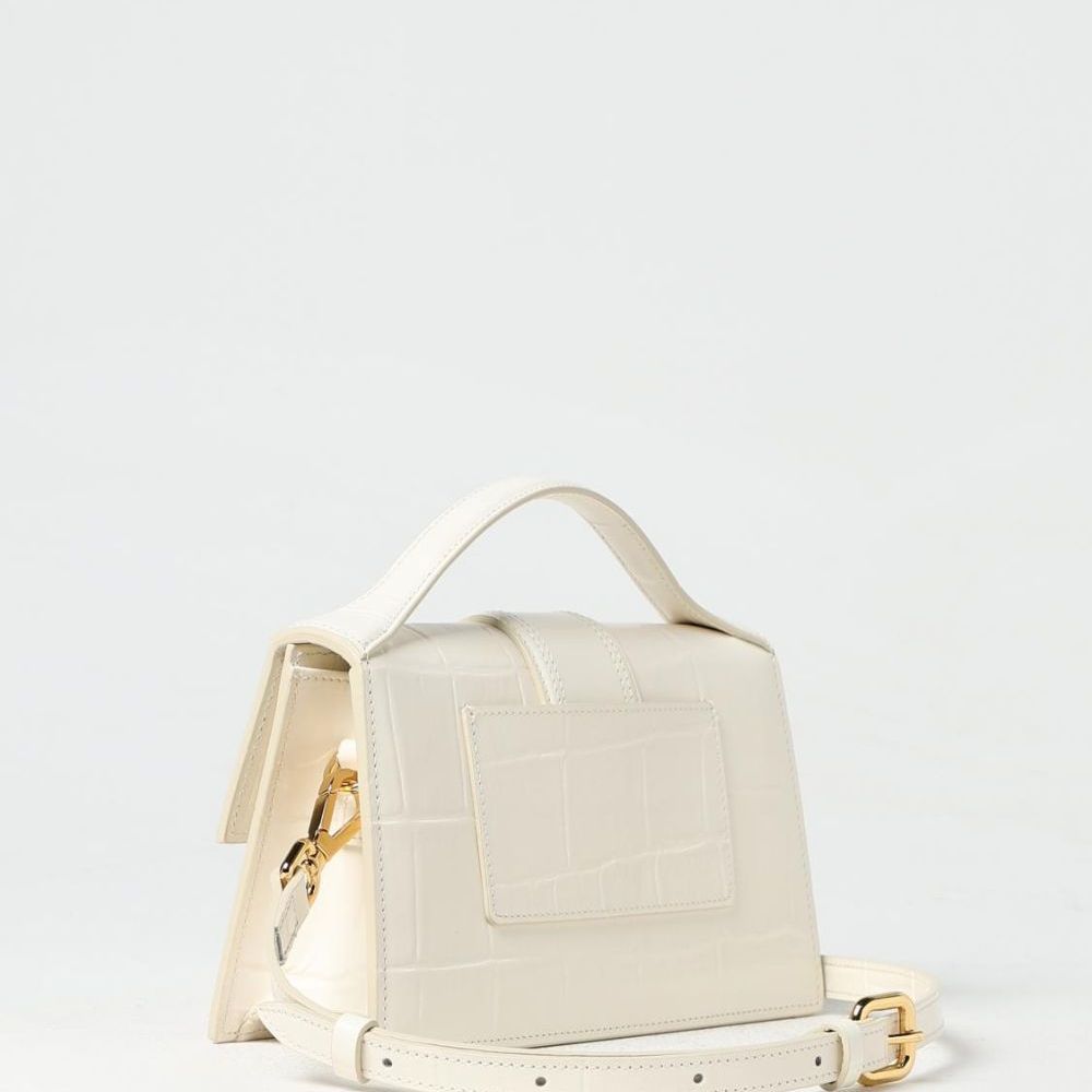 Jacquemus Ivory Cocco Le Grand Bambino Handbag