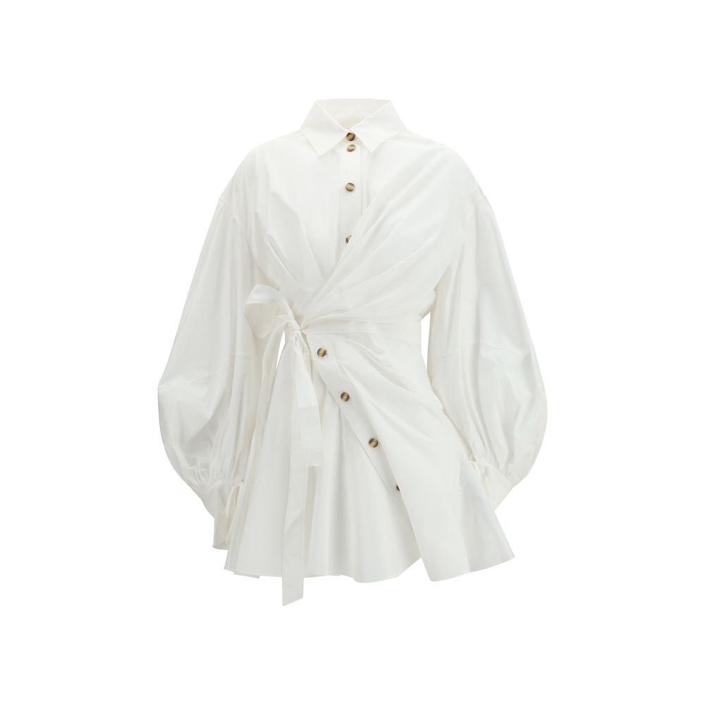 Zimmermann White Cotton Casual Dress
