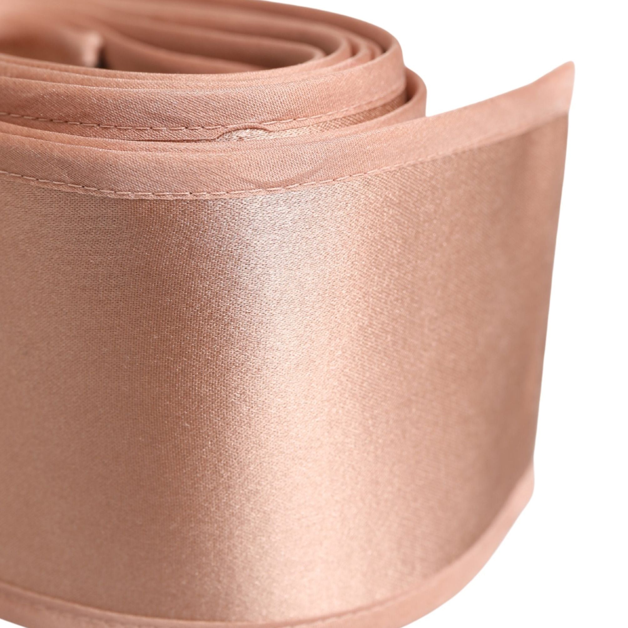 Dolce & Gabbana Light Pink Silk Satin Waist Women Cintura Belt