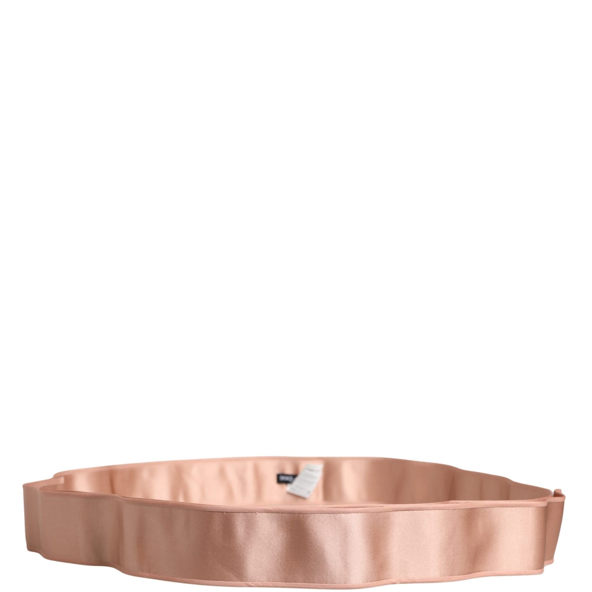 Dolce & Gabbana Light Pink Silk Satin Waist Women Cintura Belt