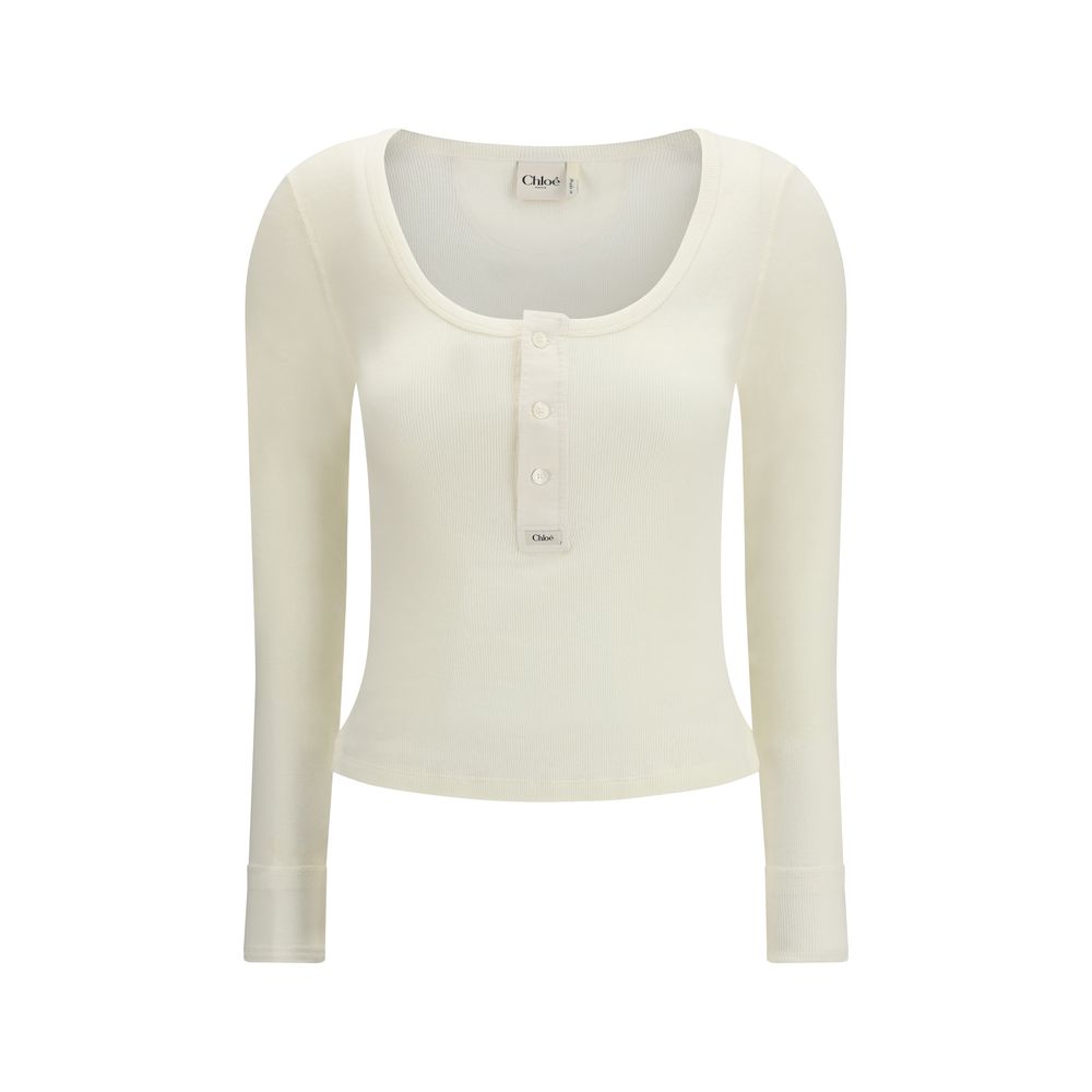 Chloé White Cotton Sportswear