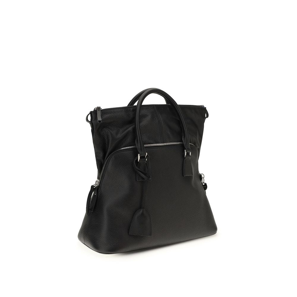 Margiela Black Calf Leather Bos Taurus Handbag