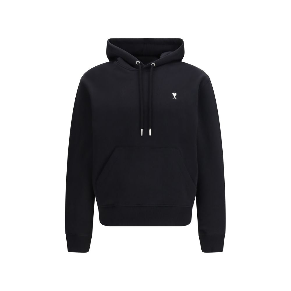 Ami Paris Black Cotton Sweatshirt