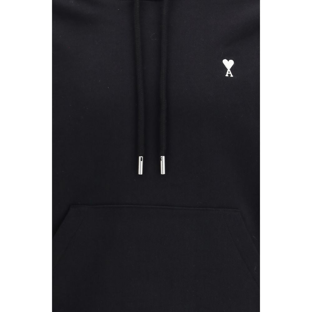Ami Paris Black Cotton Sweatshirt