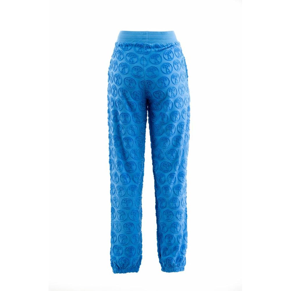 Moschino Blue Cotton Casual Pants