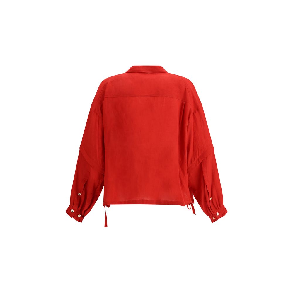 Undercover Multicolor Linen Dress Shirt