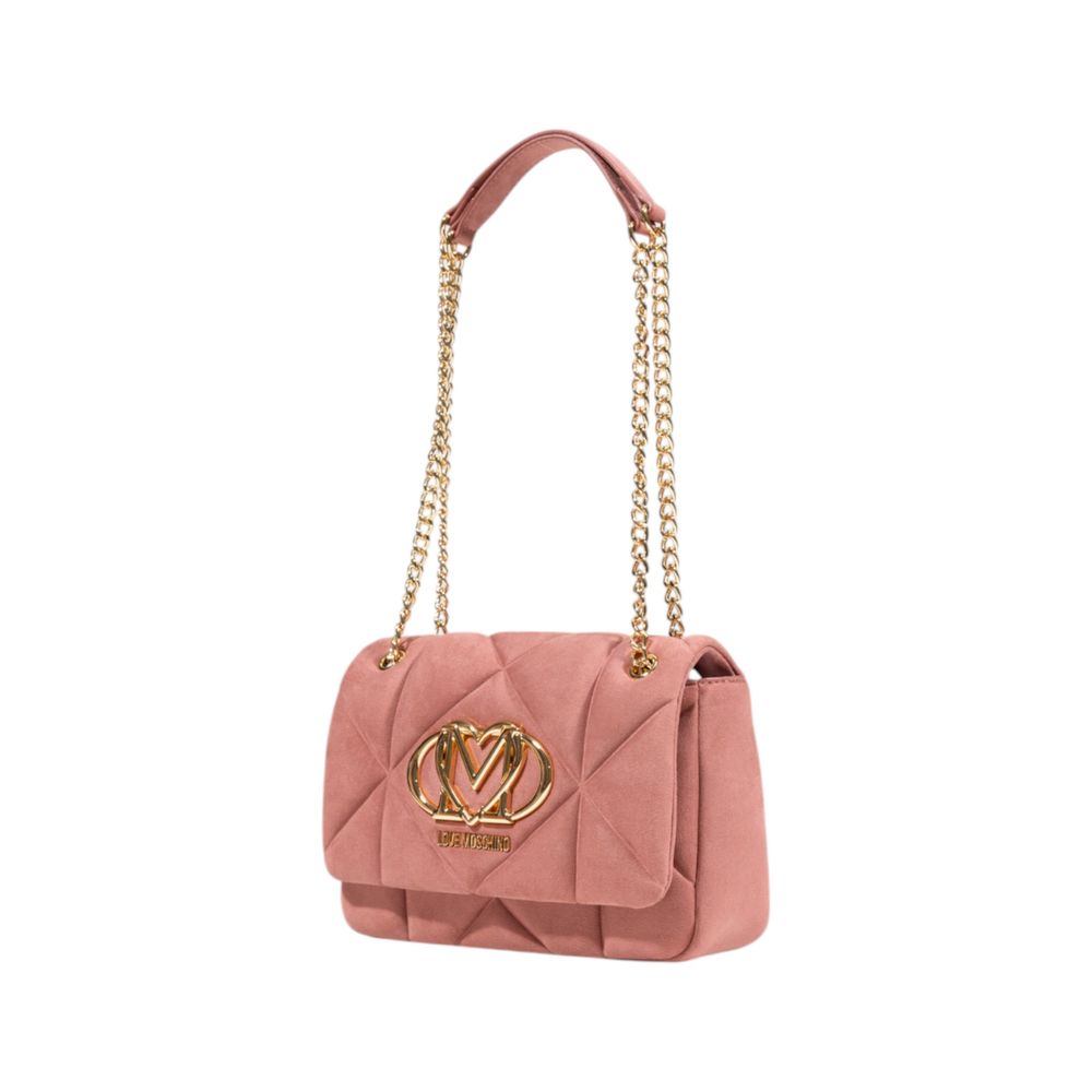 Love Moschino Pink Polyester Handbag