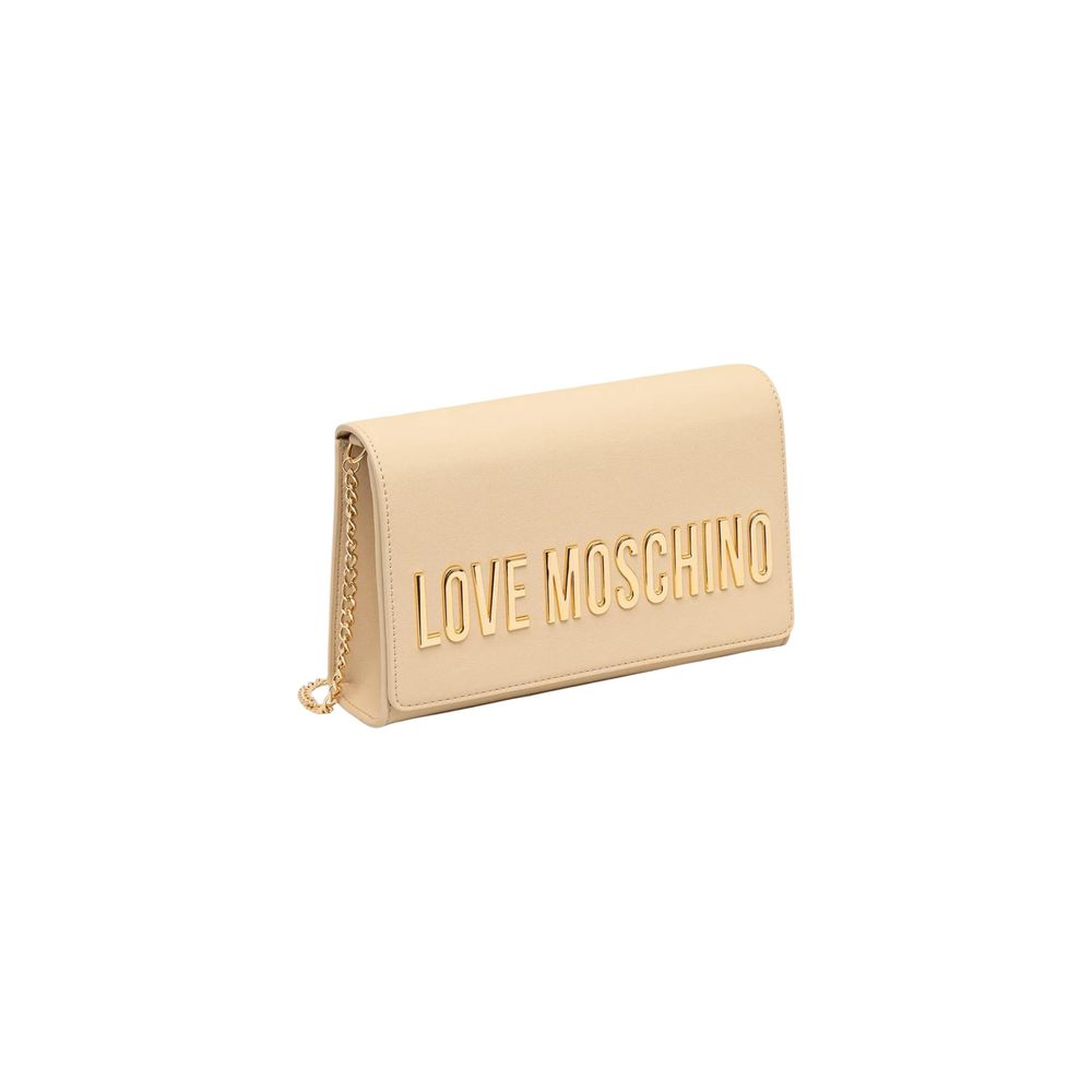 Love Moschino Beige Polyethylene Handbag