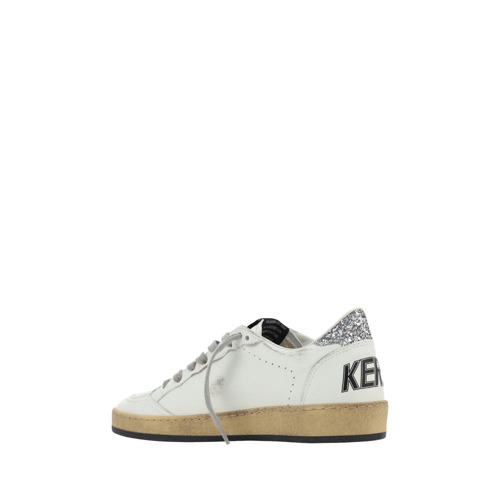 Golden Goose White Polyethylene Low Top Sneakers