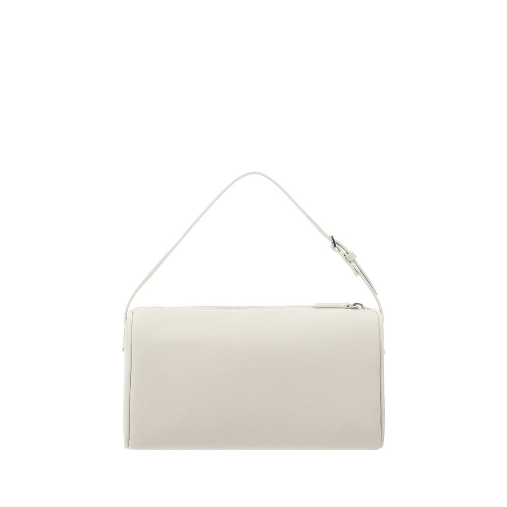 The Row White Calf Leather Bos Taurus Shoulder Bag