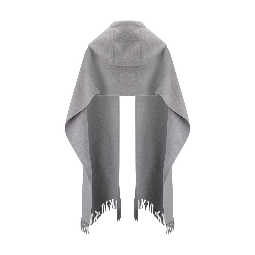 Brunello Cucinelli Gray Wool Scarf