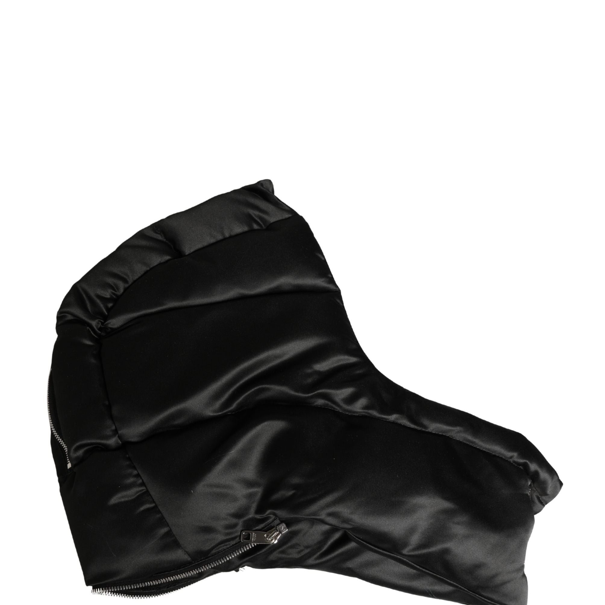 Dolce & Gabbana Black Polyester Whole Head Wrap Capello Hat