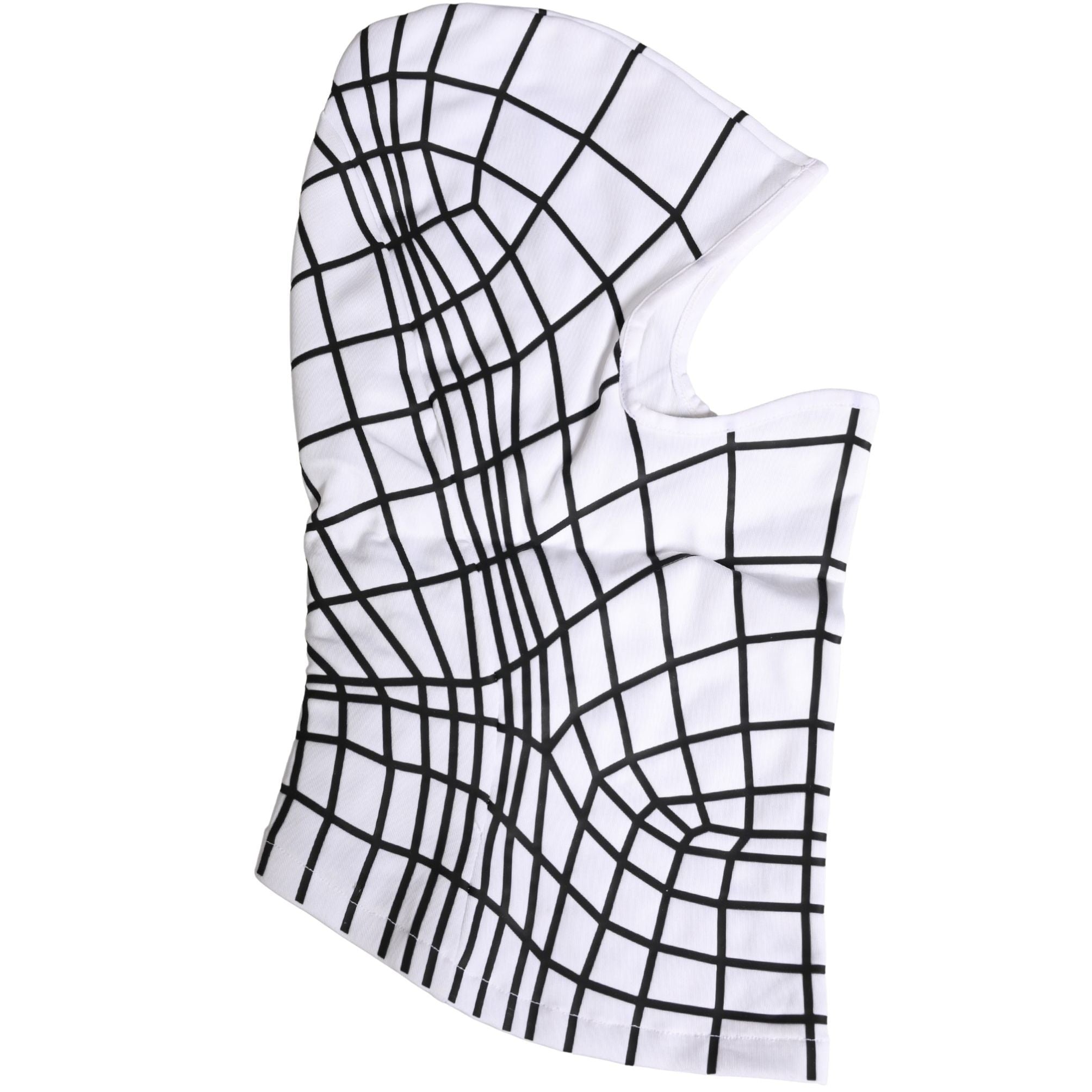 Dolce & Gabbana Men White Stripes Nylon Ski Mask Balaclava Hat