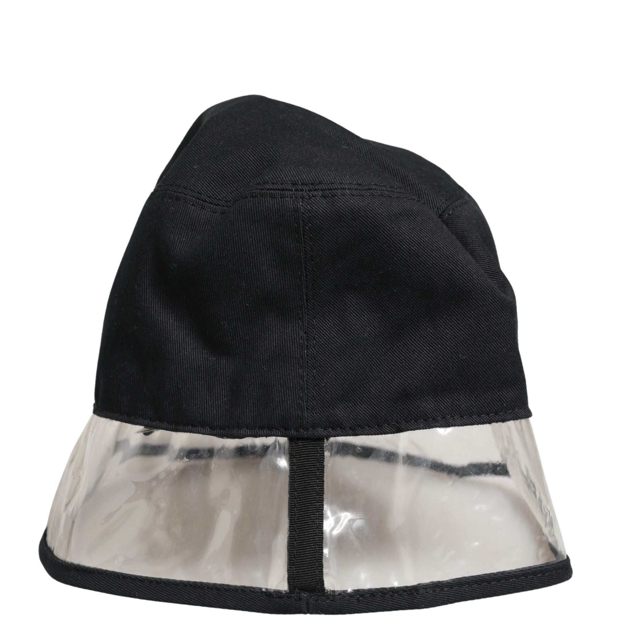 Dolce & Gabbana Black Cotton Plastic Fisherman Bucket Capello Hat