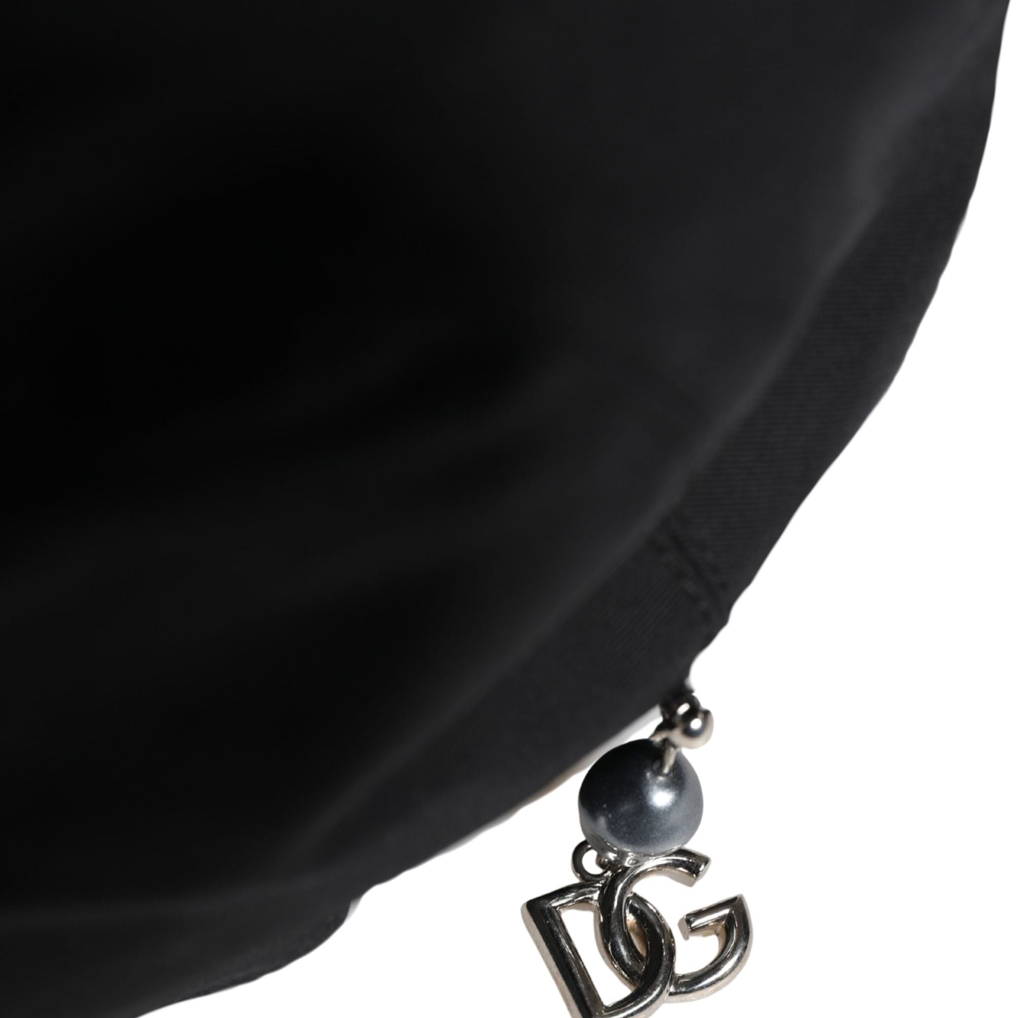 Dolce & Gabbana Men Black Cotton Embellished Newsboy Capello Hat