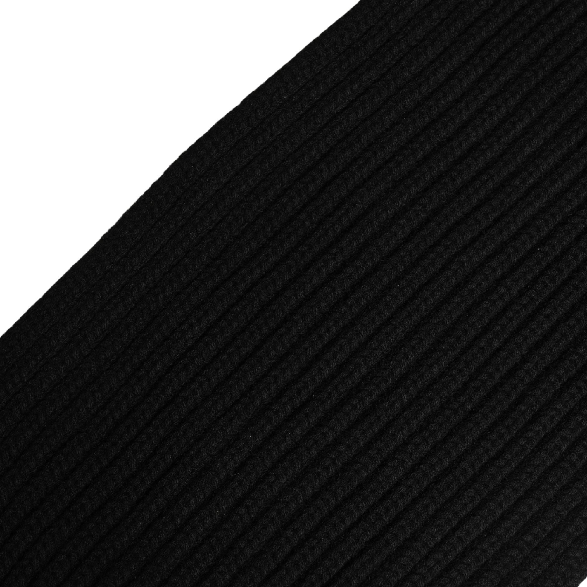 Dolce & Gabbana Black Cashmere Knitted Men Neck Warmer One Size Scarf