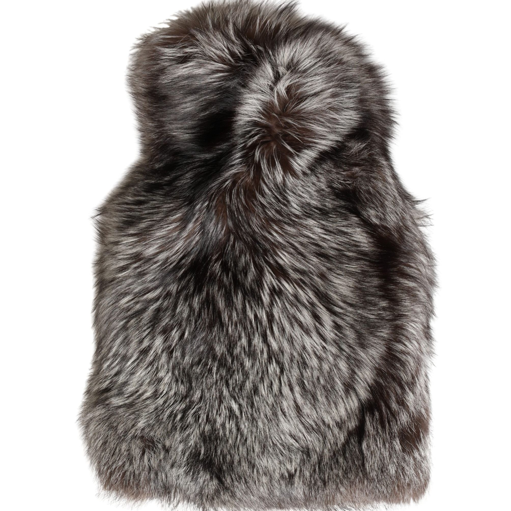 Dolce & Gabbana Brown Faux Fur Whole Head Wrap Capello Hat