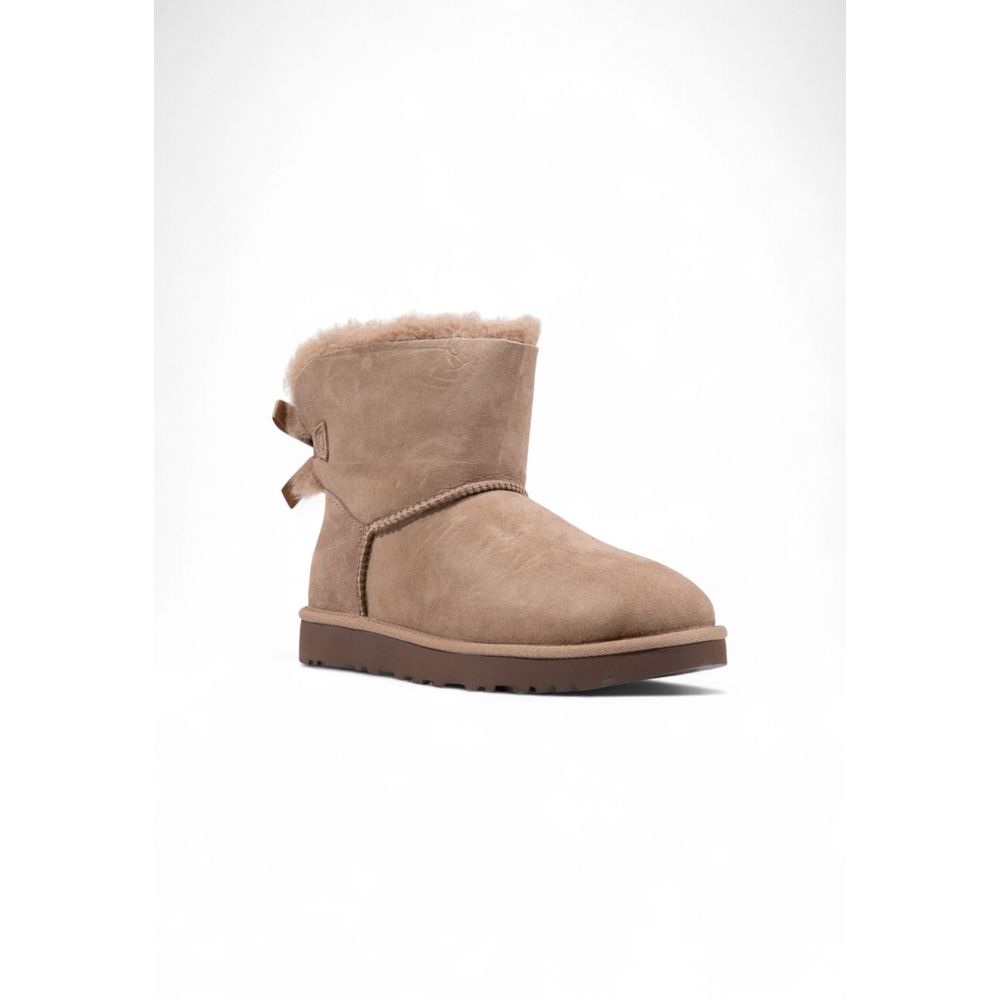 UGG Brown Suede Leather Ankle Boots