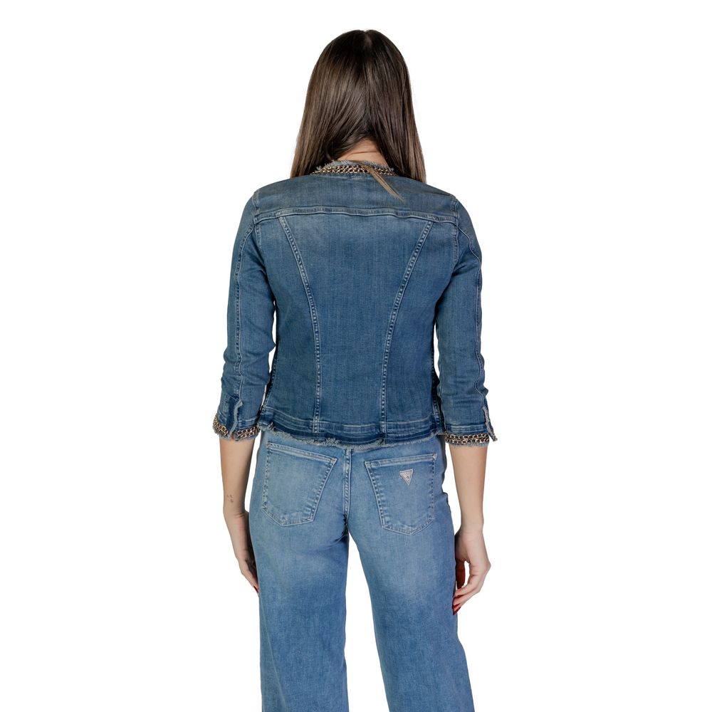 Liu Jo Light Blue Cotton Denim Jacket
