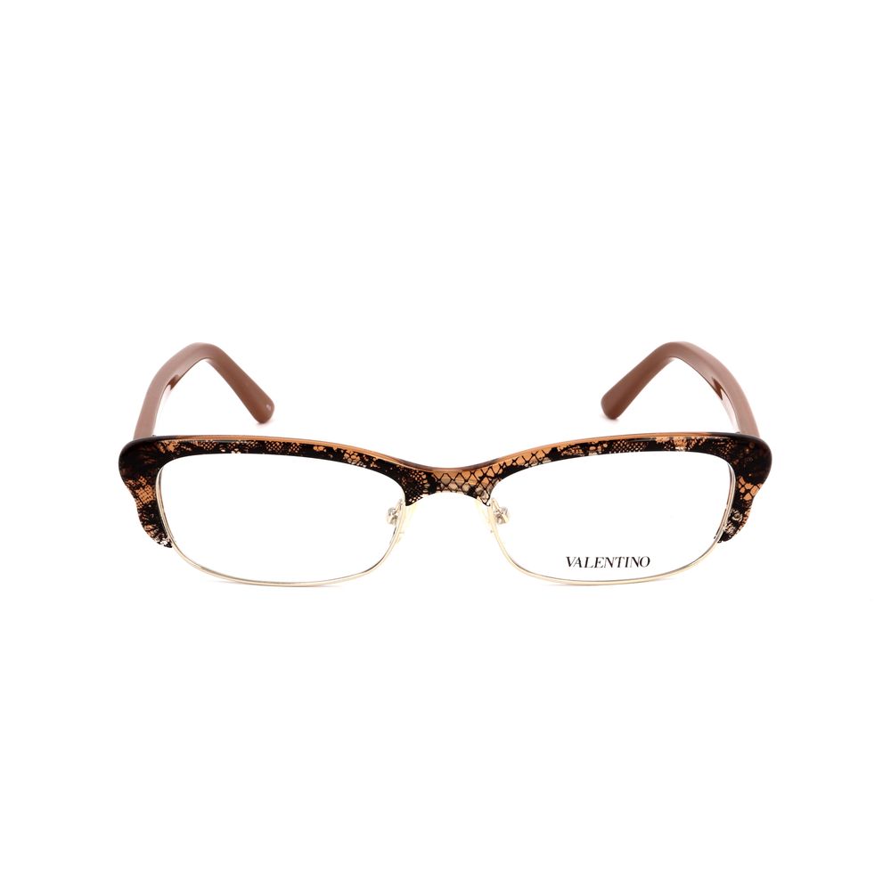 Valentino Garavani Brown Metal Glasses (Frames)
