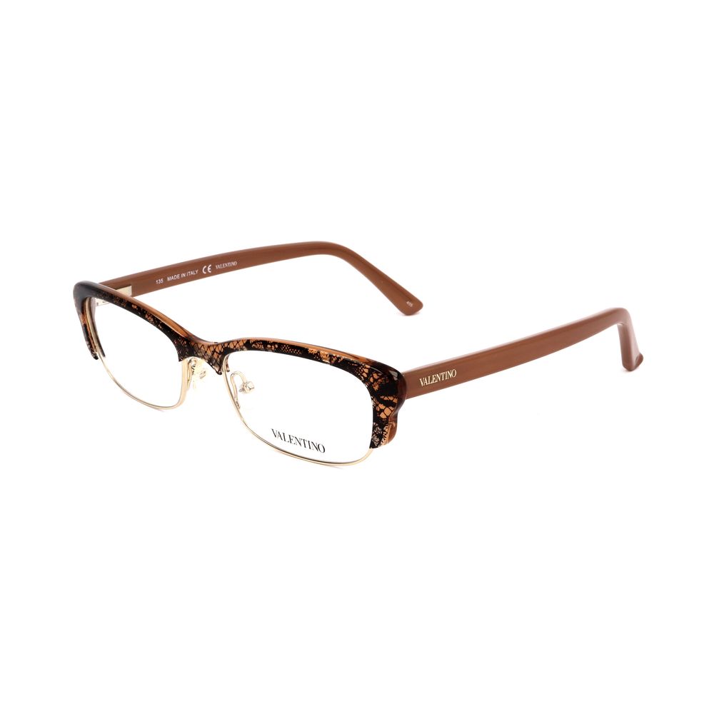 Valentino Garavani Brown Metal Glasses (Frames)