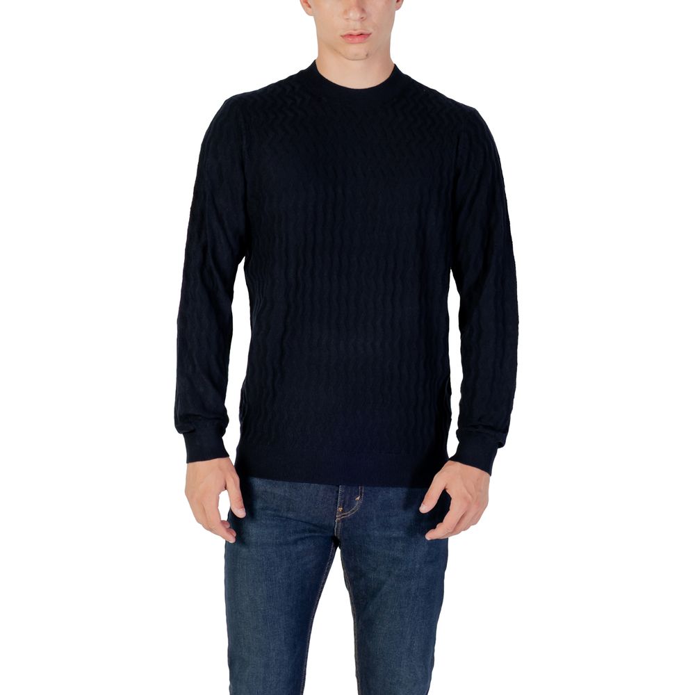 Armani Exchange Blue Marabou Sweatshirt