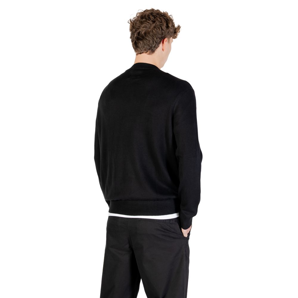 Armani Exchange Black Viscose Sweatshirt