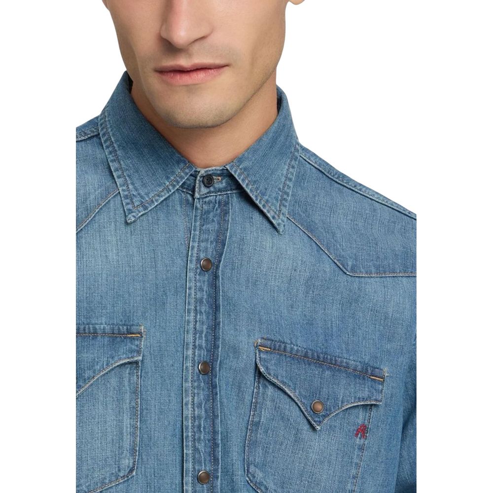 Replay Blue Denim Shirt