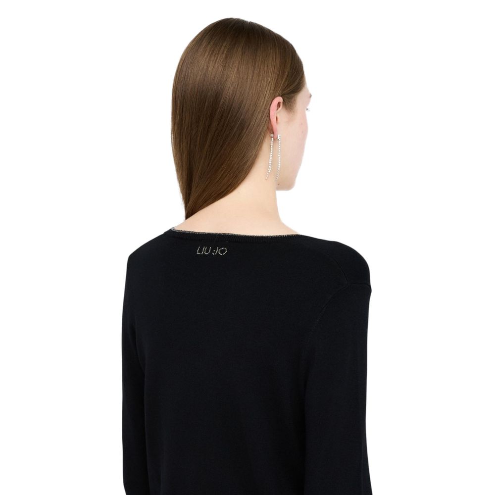 Liu Jo Black Textile Cardigan