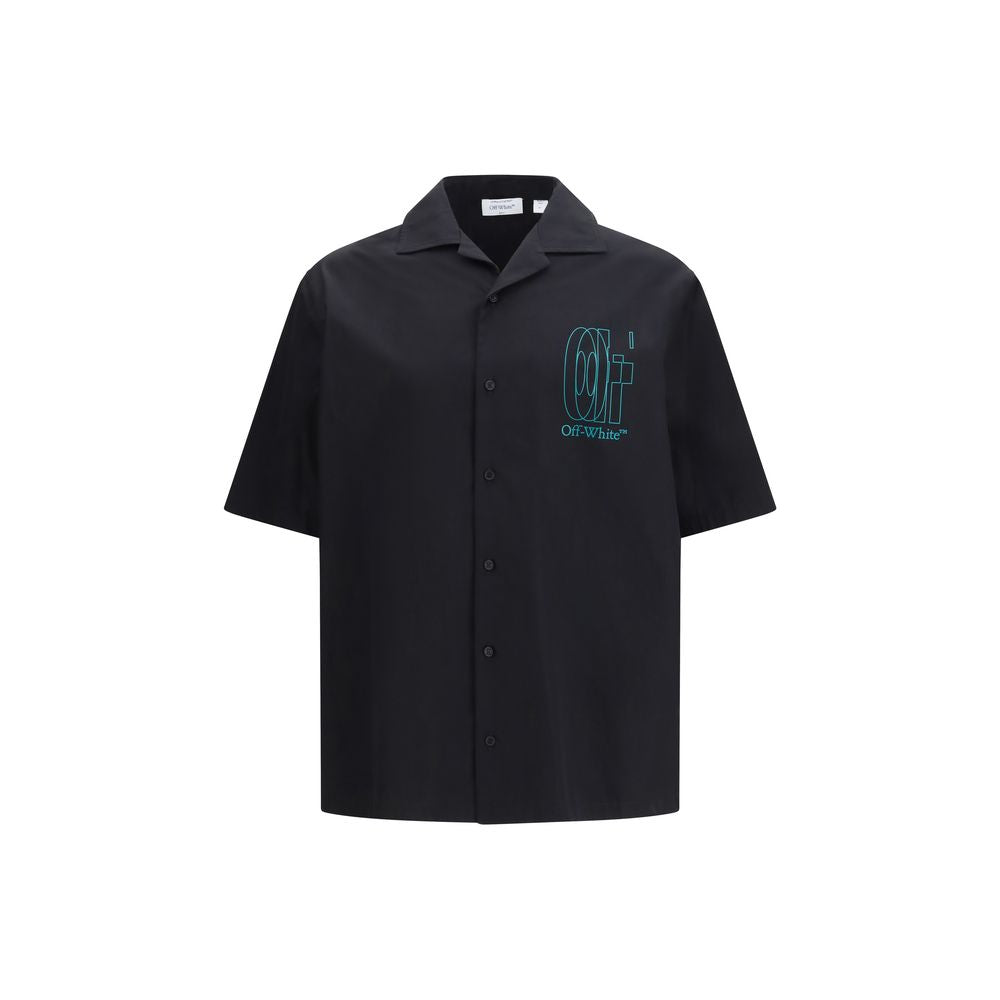 Off-White Black Cotton Shortsleeve Shirt