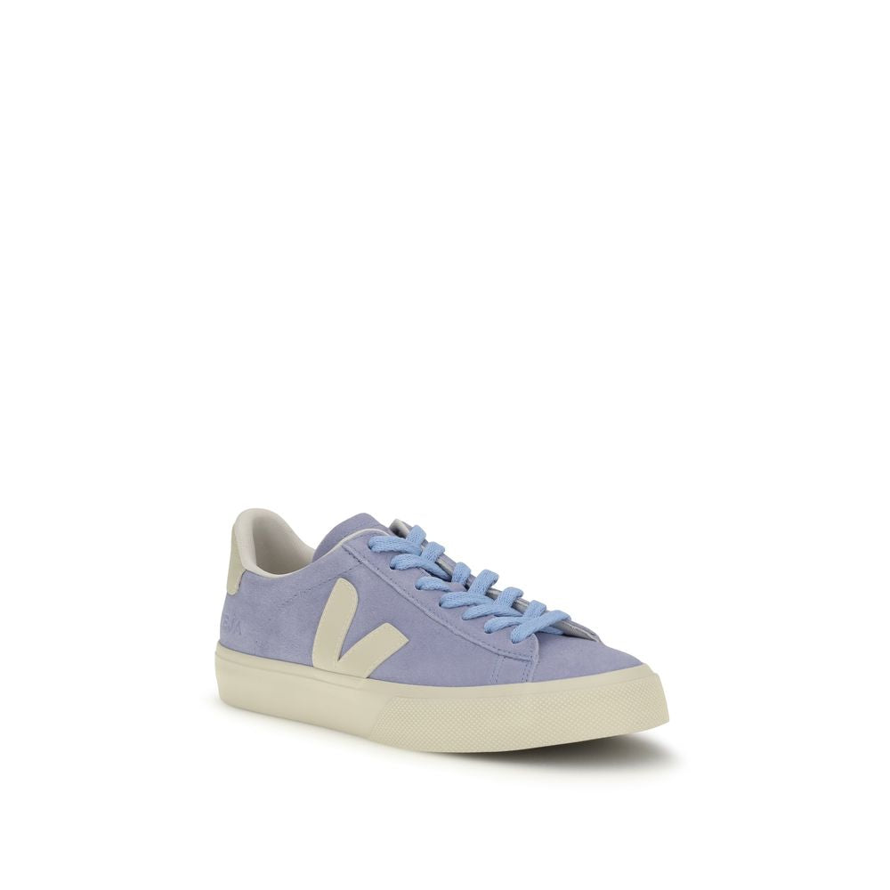Veja Blue Calf Leather Bos Taurus Low Top Sneakers