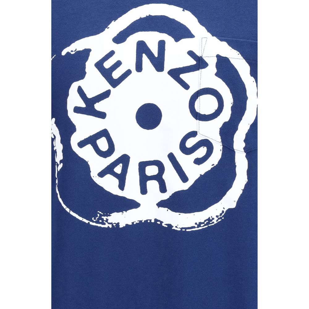 Kenzo Blue Cotton T-Shirt