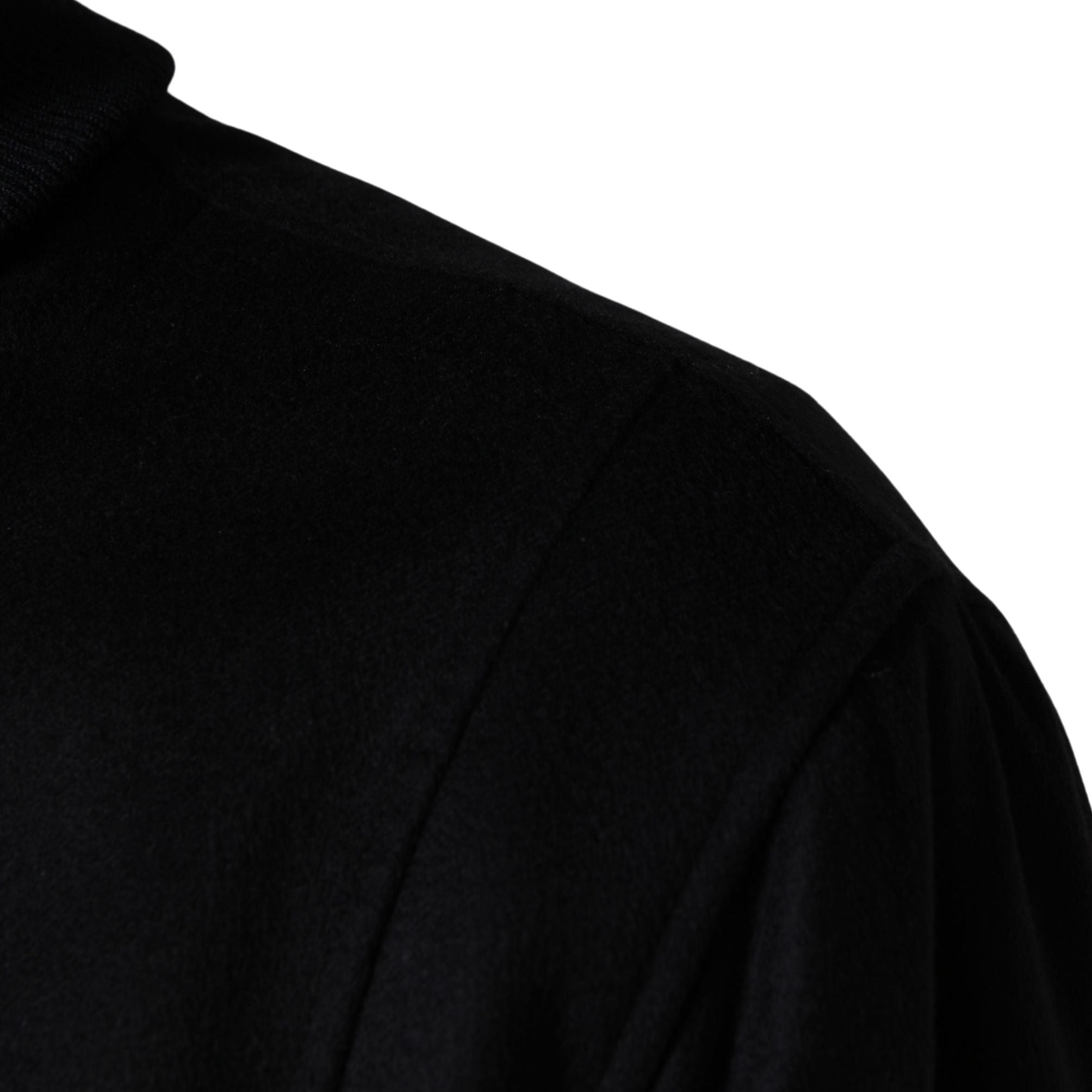 Dolce & Gabbana Black Cashmere Knitted Button Down Jacket