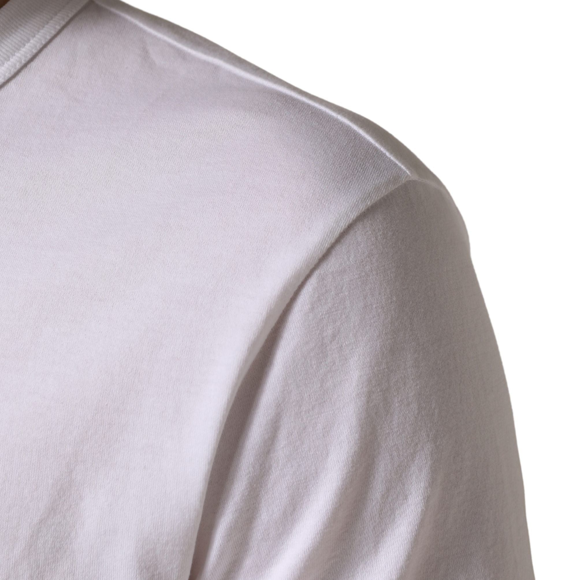 Dolce & Gabbana White DG Cherries Cotton Crew Neck T-shirt