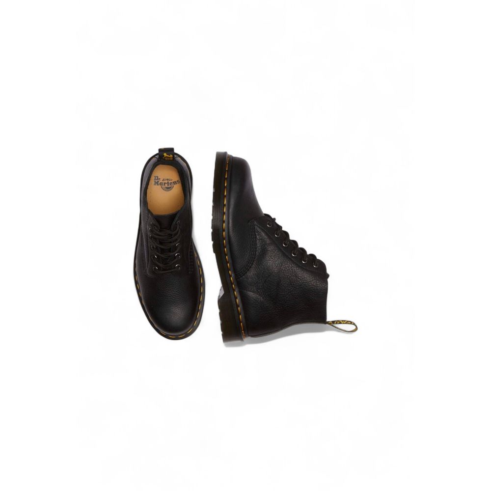 Dr. Martens Black Leather Athletic Sneakers