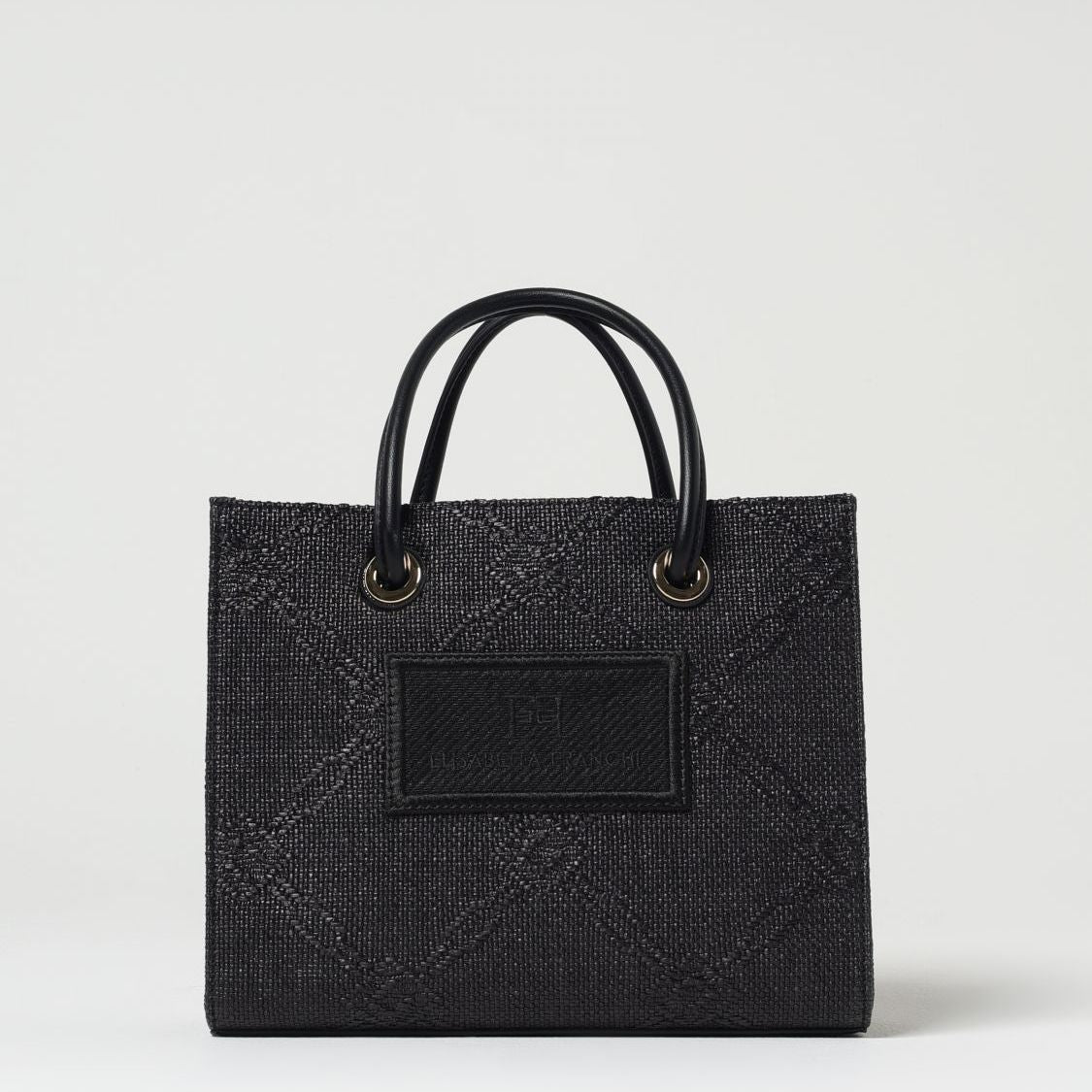 Elisabetta Franchi Black Synthetic Tote Bag