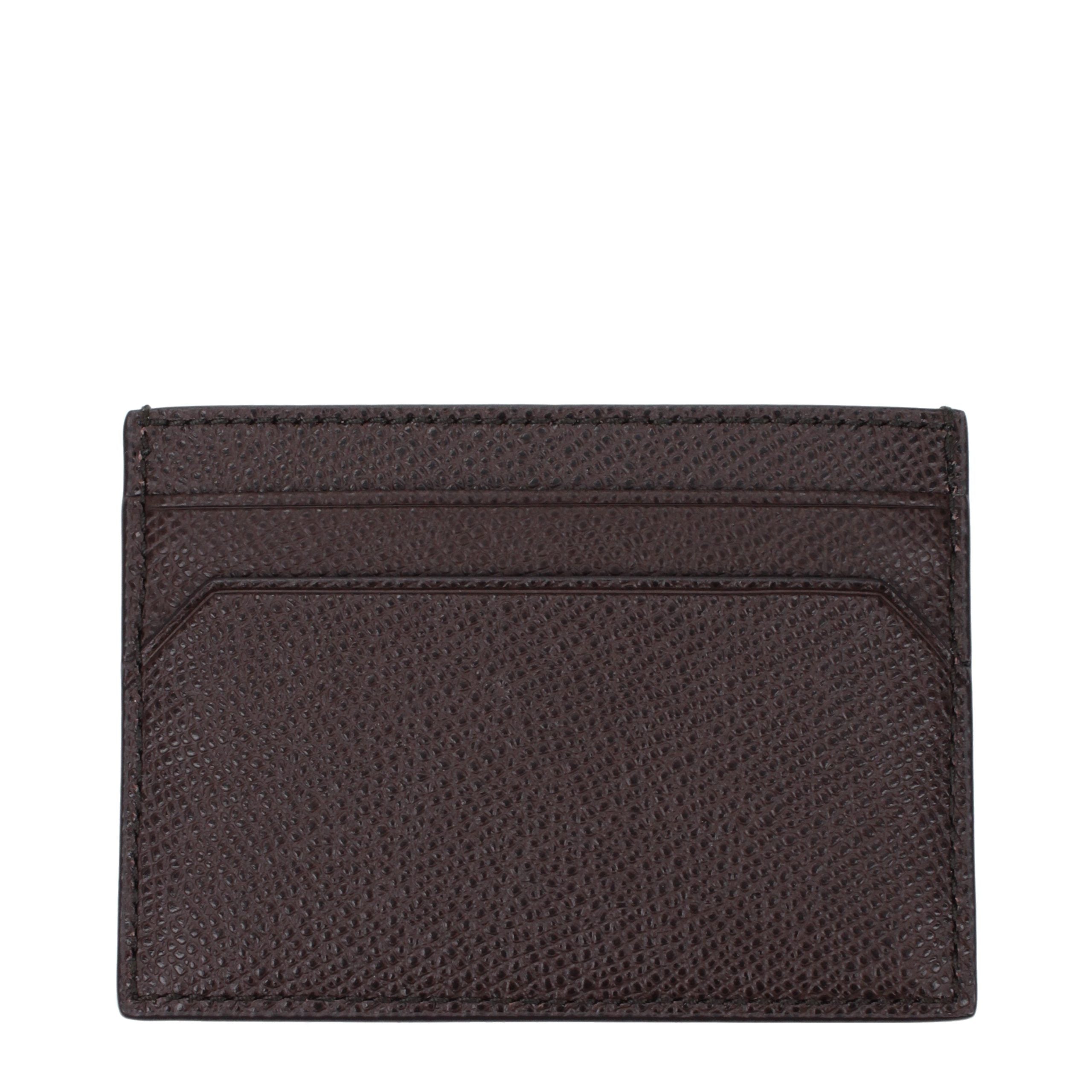 Bally Brown Leather Cardholder