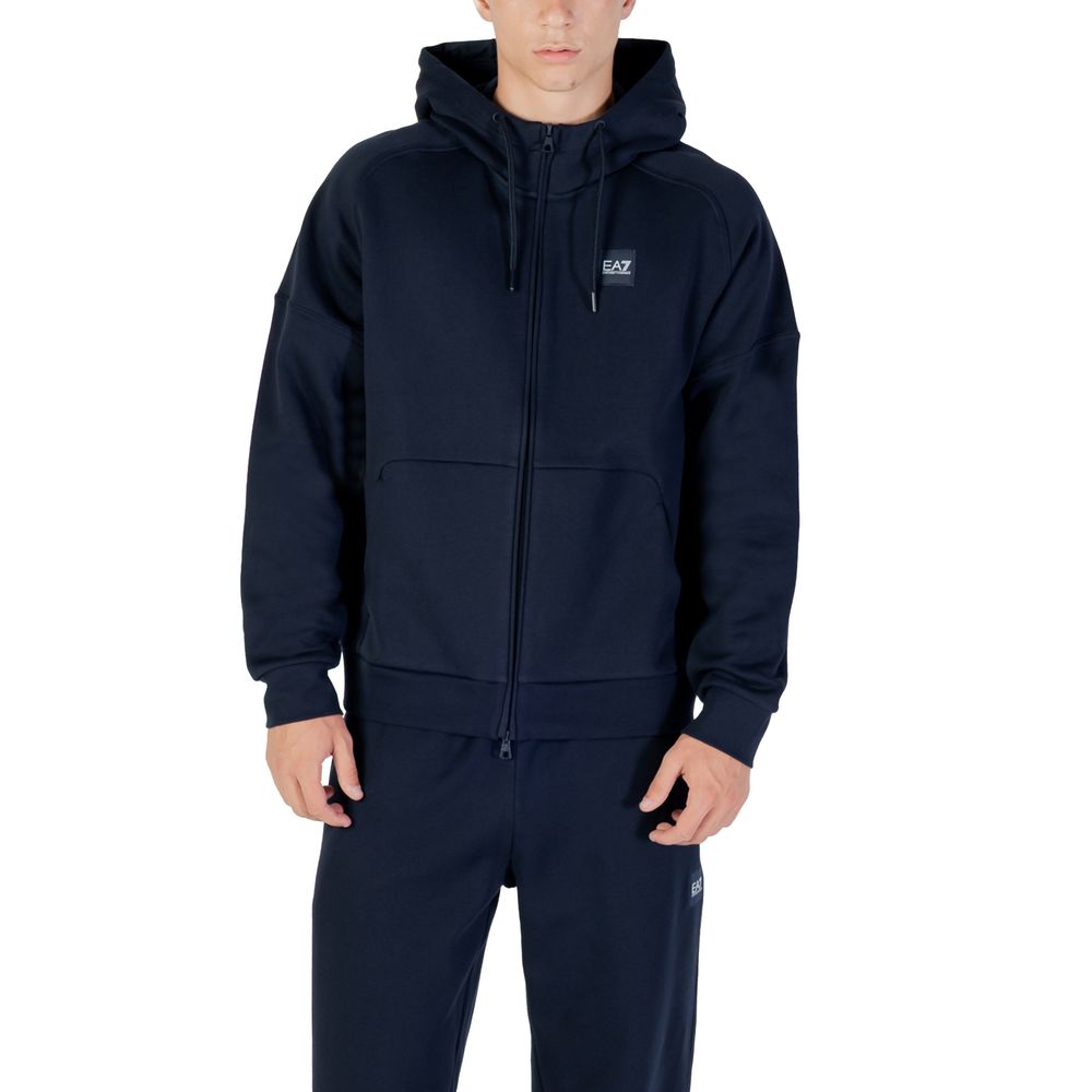 EA7 Emporio Armani Bicolor Cotton Sweatsuit