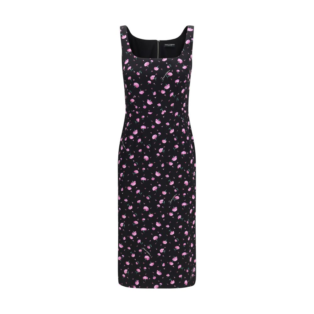 Dolce & Gabbana Multicolor Silk Casual Dress