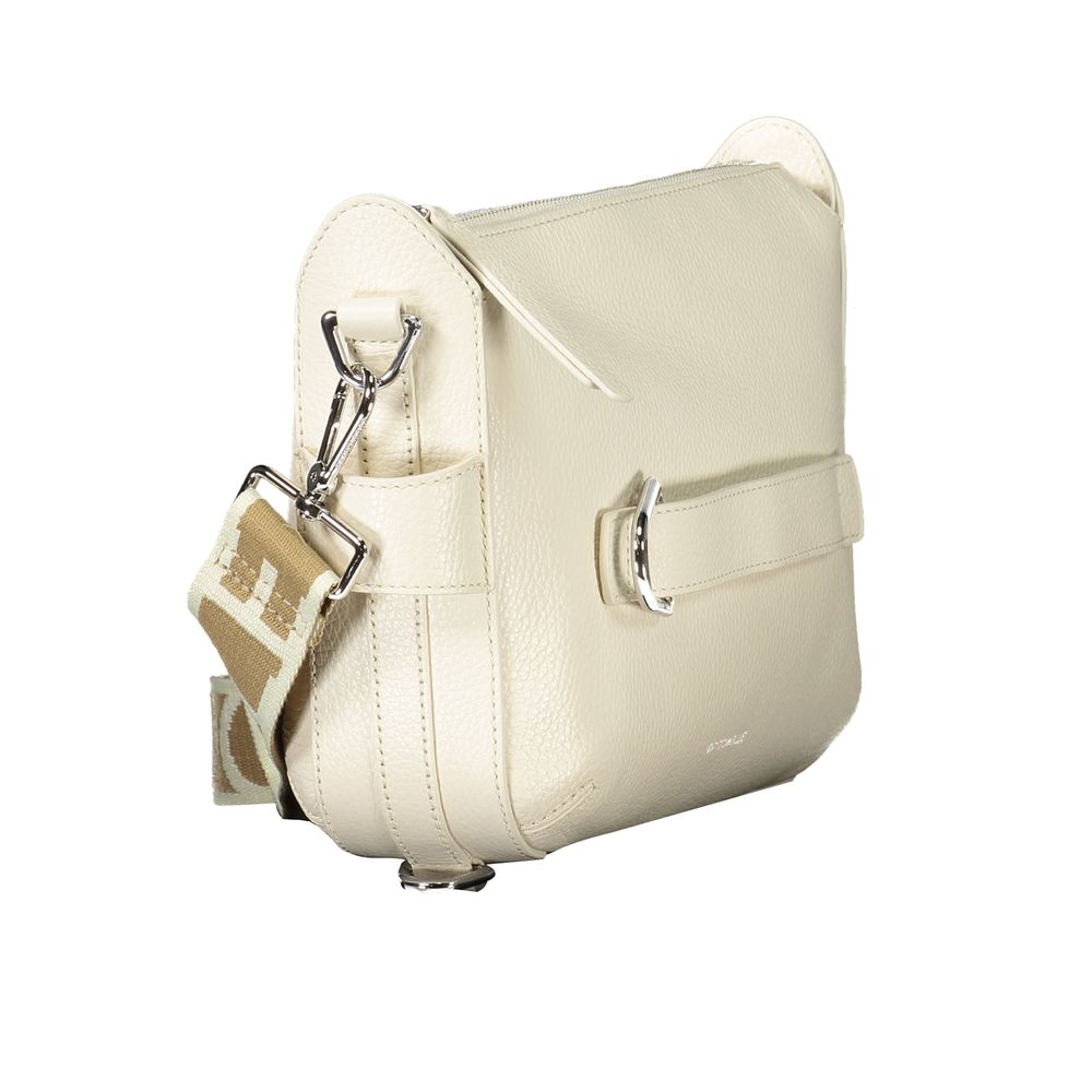 Coccinelle Bianco Leather Women Handbag