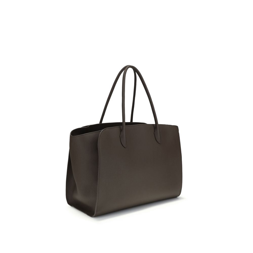 The Row Brown Calf Leather Bos Taurus Shoulder Bag
