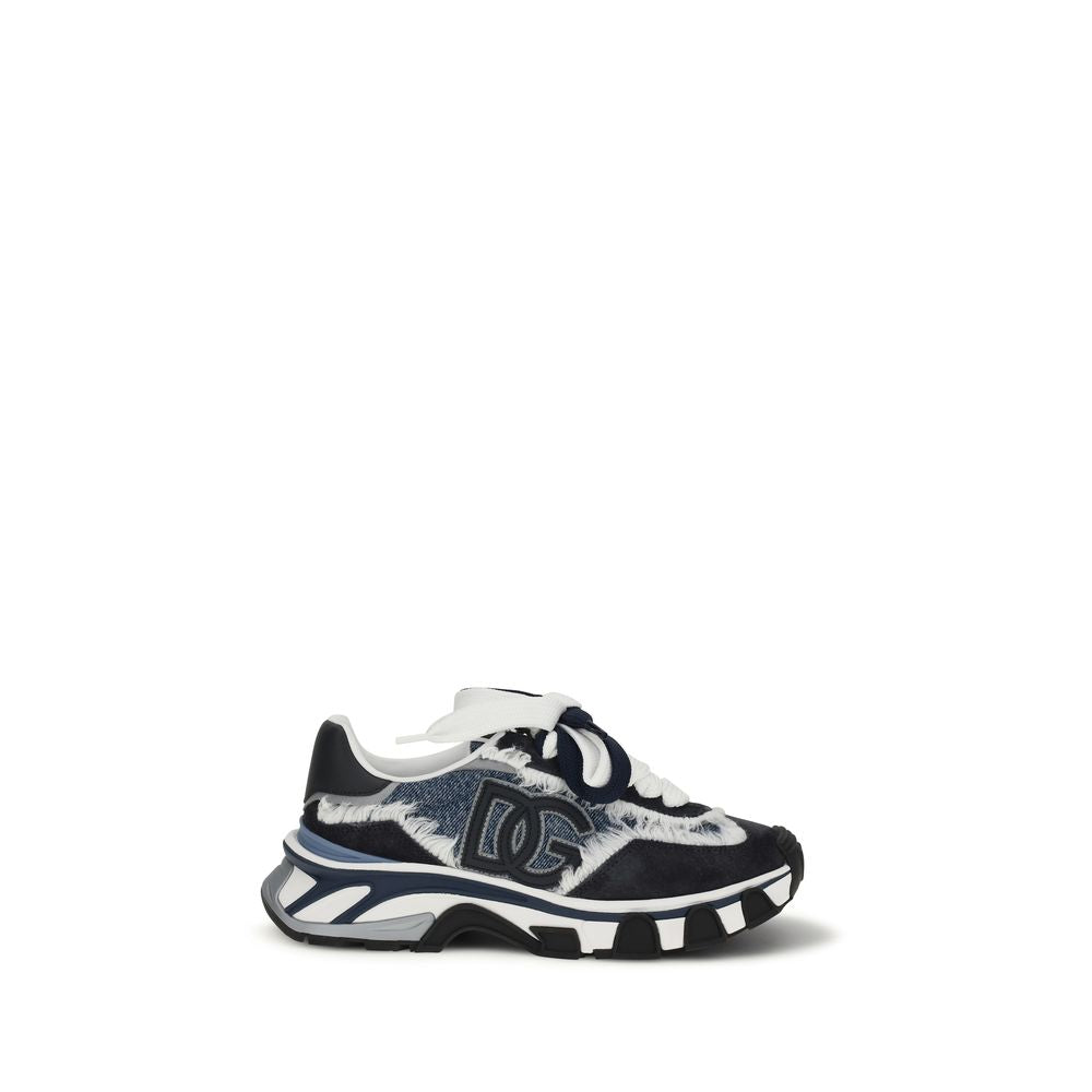 Dolce & Gabbana Multicolor Cotton Chunky Sneakers